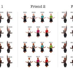 Friends Personalised Gift, Gift For Bestie, Best Print, Friend Wall Art, Birthday - thumbnail 3