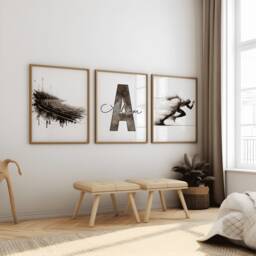 Athletics Poster Print Set - 3 Personalized Track & Field Posters - Custom Watercolour Art Painting Decor Sports Gifts Gift Artwork - thumbnail 3