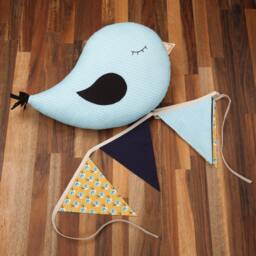 stuffed Bird Pillow For Kids ~ Peach Cushion Animal Baby Shower - thumbnail 4