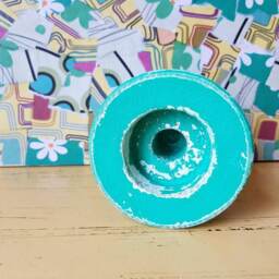Shabby Chic Green Candle Holder - thumbnail 4