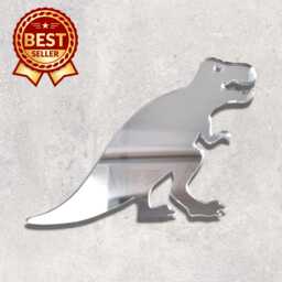 T Rex Acrylic Mirror Wall Art Dinosaur Decor