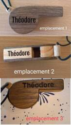 Wooden Whistles in Different Wood Species Fir, Alder, Walnut, Chestnut, Ash Musical Toy, Customizable Model, Waxed Finish - thumbnail 2