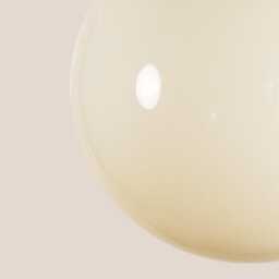 Katja Vintage Pendant Light Mcm Hanging Handcrafted Glass Lamp Retro Ceiling Fixture Yugoslavia Gold Brass - thumbnail 2