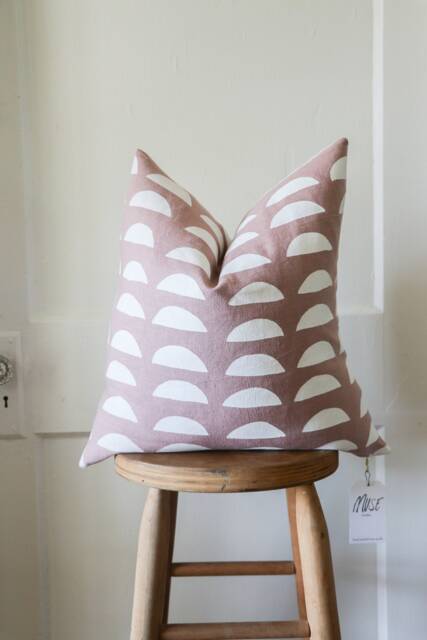 Blush Bohemian Throw Pillow Cover - Boho Chic Home Decor - image 1