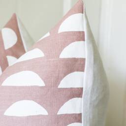 Blush Bohemian Throw Pillow Cover - Boho Chic Home Decor - thumbnail 4