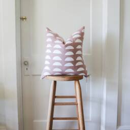 Blush Bohemian Throw Pillow Cover - Boho Chic Home Decor - thumbnail 2