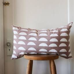 Blush Bohemian Throw Pillow Cover - Boho Chic Home Decor - thumbnail 3