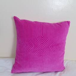 Designers Guild Fabric Roxburgh Fuchsia Cushion Cover/Pillow Cover - thumbnail 3