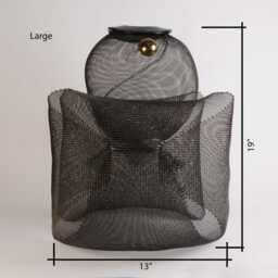 "steel Sculpture With Ceramic Rounds Real Gold Overglaze. Wire Mesh, One Of Three Identical Sculptures. Large 19"" T X 13" - thumbnail 3