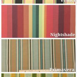 "Outdoor Accent Pillows Rainbow Stripes, Lattice, Floral, Geometric, Abstract Colorful Variety - 20""L X 12" - thumbnail 2