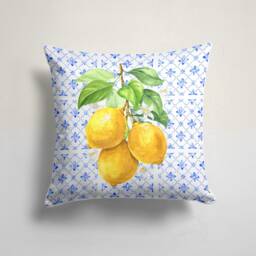 Lemon Tree Cushion Cover-Farm House Pillow Case-Modern Kitchen Case-Fruit Cover-Gift For Her Cushion-Handmade Material - thumbnail 2