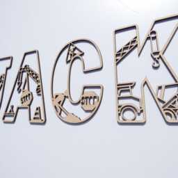Construction Themed Wooden Letters Name Decoration - Personalised Sign Children's Bedroom Playroom Wall Art Crane Digger Truck - thumbnail 3