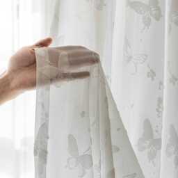 Custom Voile Curtain Sheer Polyester Butterfly Curtains , Made To Measure - thumbnail 2