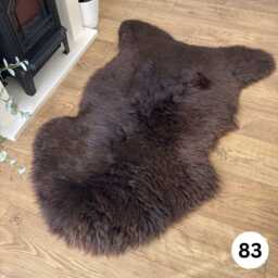 100% British Undyed Rare Breed Sheepskin Rug - 83 - thumbnail 3