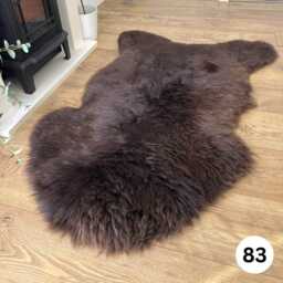 100% British Undyed Rare Breed Sheepskin Rug - 83 - thumbnail 2