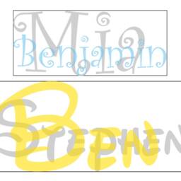 Custom Girls Name Wall Sticker Girls Name Decor Bedroom Wall Art, Kids Art Sticker, Childrens Name, Names - thumbnail 4