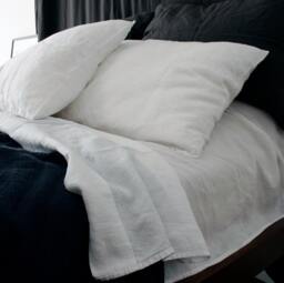 Linen Sheets Set Of 4 Pieces. France Linen Top Sheet, Fitted Sheet & Two Pillowcases. Made By Mooshop.new77