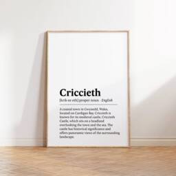 Criccieth Poster Set - Of 3 Prints - Watercolour North Wales Print Wall Hanging Decor Art Welsh Castle Artwork - thumbnail 3