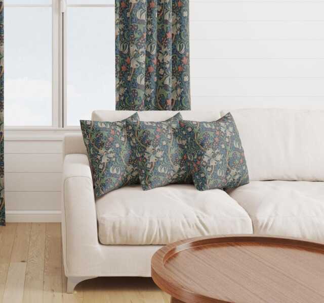 William Morris Golden Lily Jewel Pillow/Cushion Cover - image 1