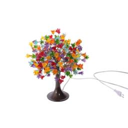 Bedside Lamp, Table Lamp With Colorful Flowers - thumbnail 2