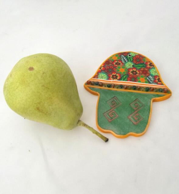 Passover Gift, Pesach Judaica, Decorative Art, Hamsa Wall Decor, Wall Hanging, Judaica Israel, Made in Bat Mitzvah Gift - image 1