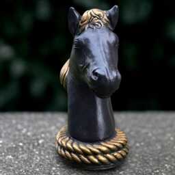 Concrete Horse Sculpture Outdoor Statue Garden Animal Decoration Wildlife Ornament Horse Lover Gift Front Door Figurine Yard Art - thumbnail 3