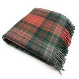 Soft Wool Tartan Blanket - 70x60 Inches Soft, Warm & Timeless Wilson Ancient - thumbnail 2