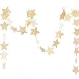 star Paper Garland in Red Christmas Decoration By Renna Deluxe - thumbnail 3