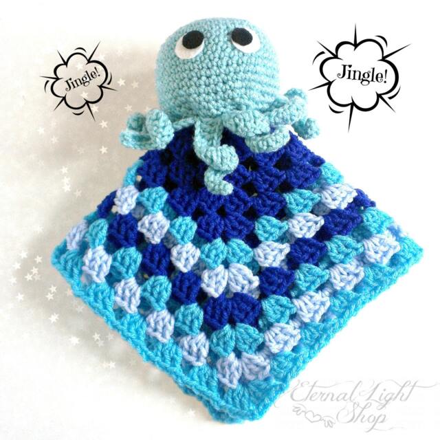 Baby Octopus Security Lovey Blanket - image 1