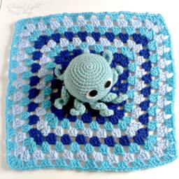 Baby Octopus Security Lovey Blanket - thumbnail 2