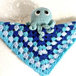 Baby Octopus Security Lovey Blanket - thumbnail 3