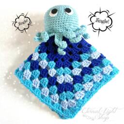 Baby Octopus Security Lovey Blanket