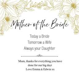 Personalised Mother Of The Bride Appreciation Candle Gift Set, Thank You Mum, Wedding Keepsake, Bridal Gift, Day Present - thumbnail 2