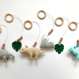 Dinosaur Baby Gym, Play Monstera Gym Toy, Mountain Toy, Hanging Toys, Dinosaur Nursery Decor, Montessori Toys, Baby Shower - thumbnail 2