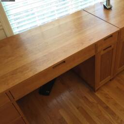 Cherry Computer Desk - thumbnail 4