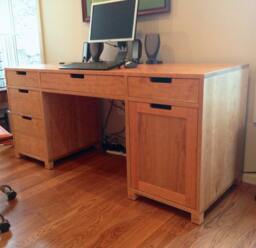 Cherry Computer Desk