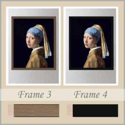 Girl With A Pearl Earring By Johannes Vermeer Print On Canvas Framing Options - thumbnail 3