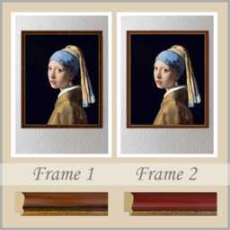 Girl With A Pearl Earring By Johannes Vermeer Print On Canvas Framing Options - thumbnail 2