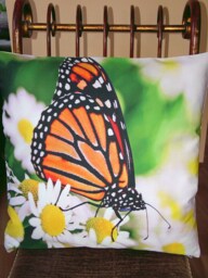 "Pillowcase Photo Print/Print, ""Butterfly 2"