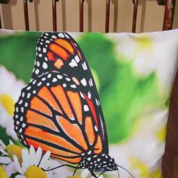 "Pillowcase Photo Print/Print, ""Butterfly 2" - thumbnail 2