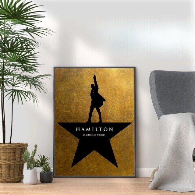 Hamilton Musical Poster Broadway Theatre Wall Art