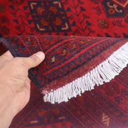 5x7 Ft Khal Mohammedi Afghan Handmade Rug, Bukhara Area Turkmen Oriental Geometric Genuine Living Room D??cor Carpet - thumbnail 4