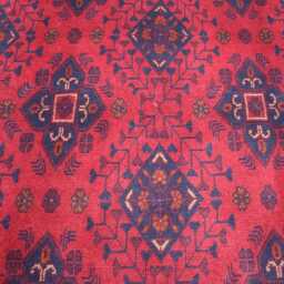 5x7 Ft Khal Mohammedi Afghan Handmade Rug, Bukhara Area Turkmen Oriental Geometric Genuine Living Room D??cor Carpet - thumbnail 3