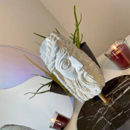 Handmade Zeus Stone Sculpture Greek Mythology Decor - thumbnail 4