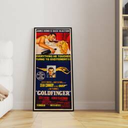 Goldfinger Wood Print Poster, Fanart Cinema Movie Posters On For The James Bond Lover, Extra Large Wall Art Prints & Canvas - thumbnail 3