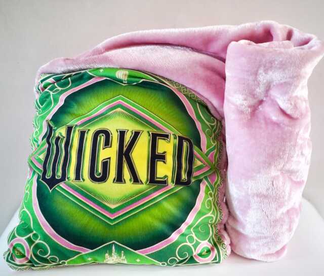 Wicked Inspired Minky Faux Fur Mink Single Or Double Blanket Cushion Bedspread Throwover - image 1