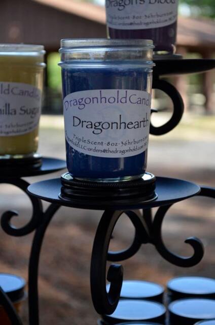 Dragonhearth Candle Hand Poured, Triple Scented Soy-Paraffin Candle