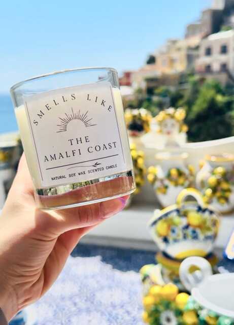 Smells Like The Amalfi Coast Holiday Inspired Scented Candle, Italy Memories in Positano & Sorrento Tiktok Trending - image 1