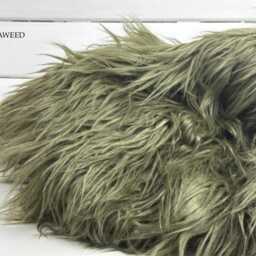 Mongolian Long Faux Fur Baby Blanket Stuffer Mat For Photography Photo Prop - thumbnail 4