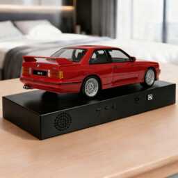 Bmw E30 M3 Alarm Clock - Realistic Engine Sound, Working Headlights, Handmade, Car Enthusiast Gift - thumbnail 2